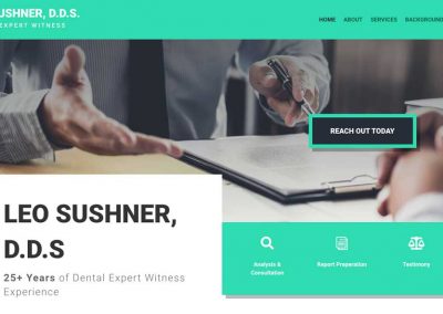 LEO SUSHNER, D.D.S – Dental Expert Witness