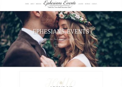 Ephesians Events – Wedding Planning